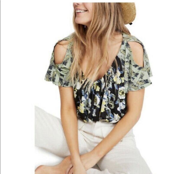 Free People Baja Babe Top Sz M - Picture 1 of 11